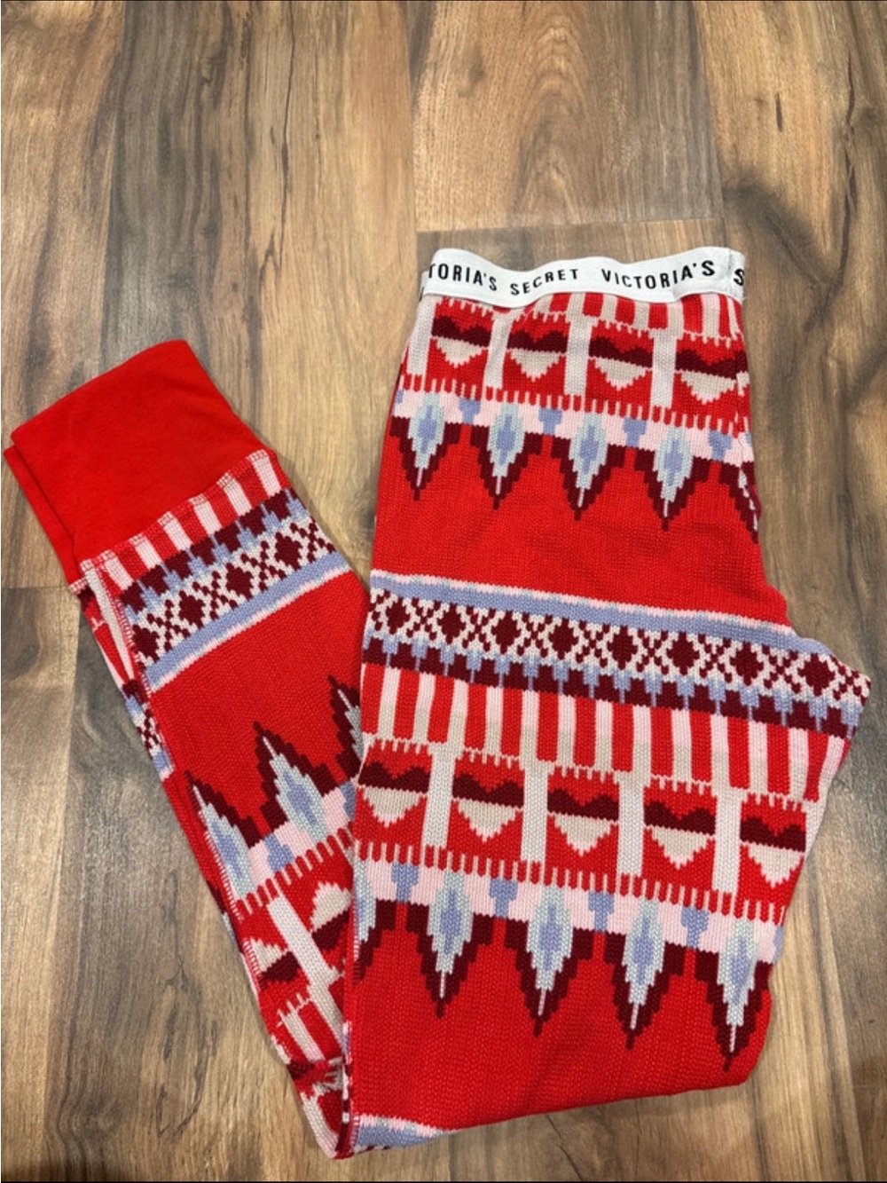 Victoria's Secret Women’s Christmas Knit Leggings